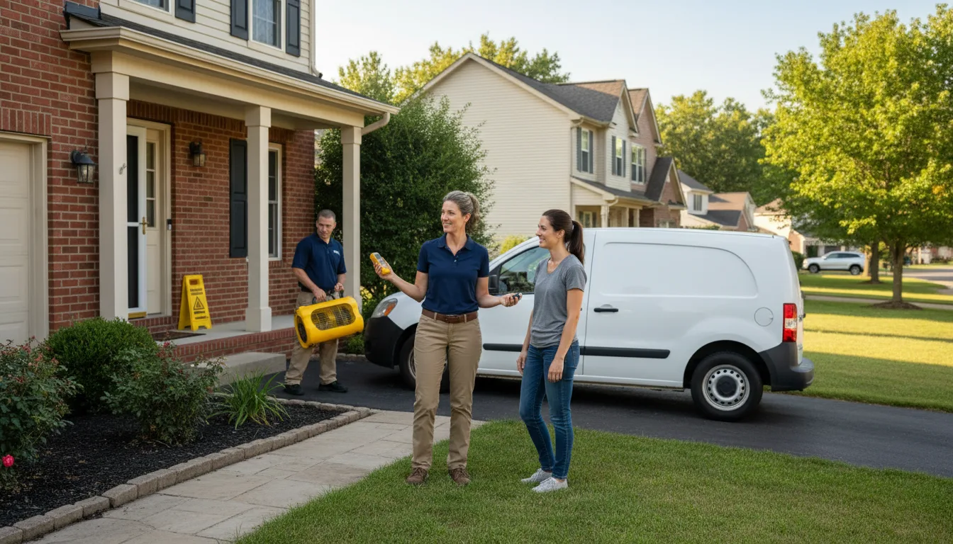 Water restoration image for Water Damage & Restoration Services in Lima, OH